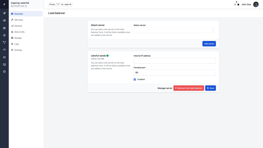 Ploio load balancing